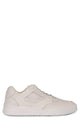 Celine White Ct-09 Leather, Rubber And Mesh Sneakers