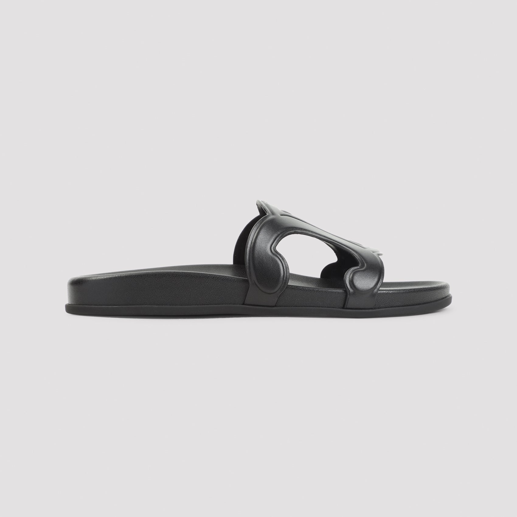 Celine Black Triomphe Slide