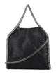 Stella Mccartney Black Shaggy Deer Mini Falabella Handbag