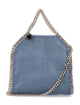 Stella Mccartney Falabella Micro Tote Bag In Vegan Leather Blue