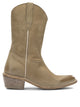 Moma Beige Leather Boots
