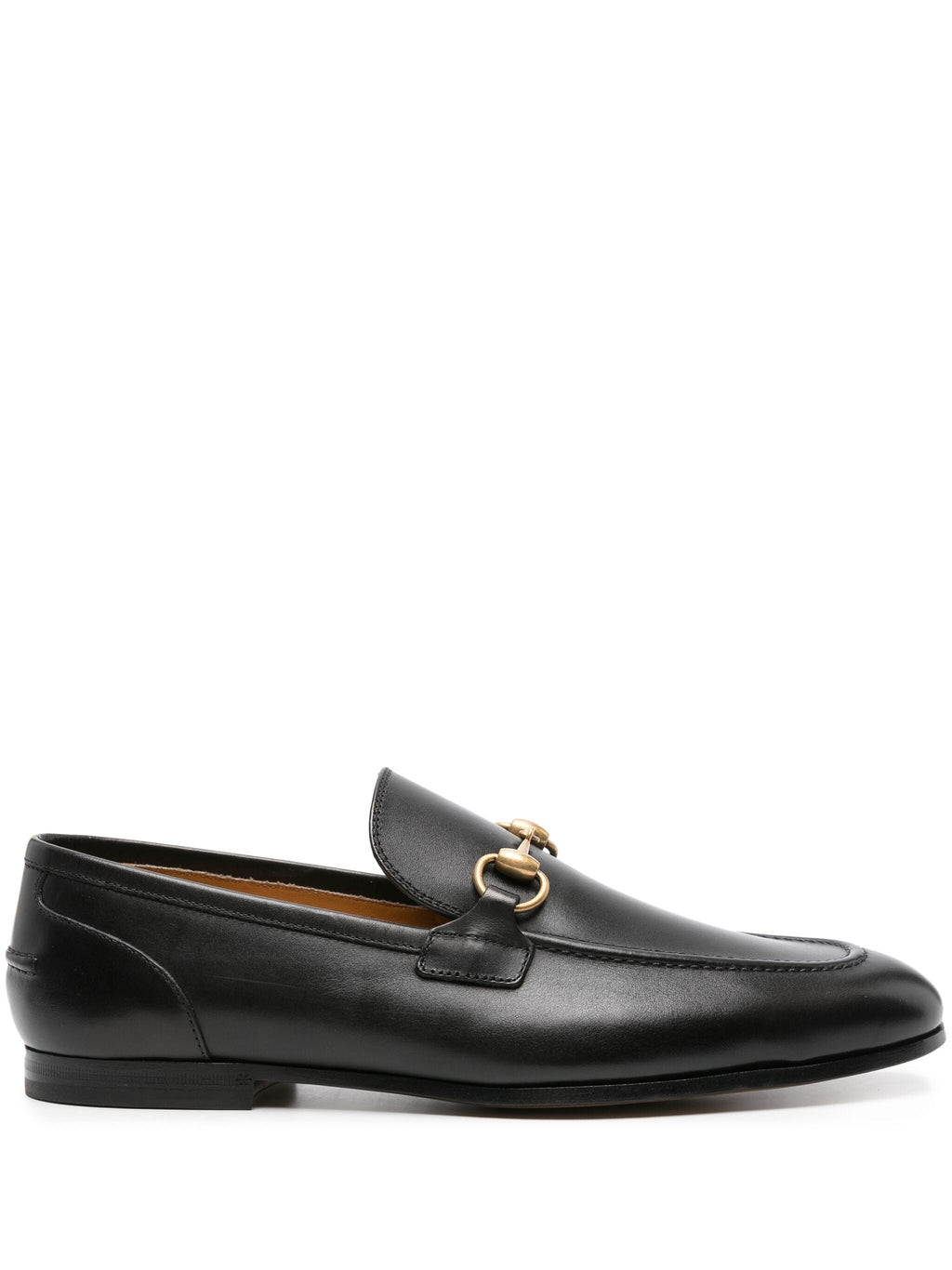 Gucci Black Leather Loafers