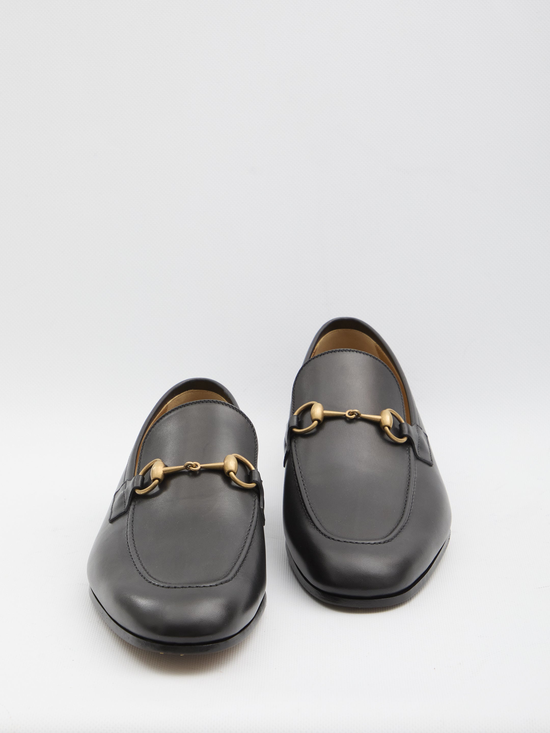 Gucci Black Leather Loafers