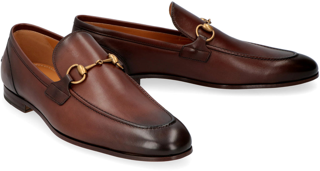 Gucci Two-Tone Leather Loafers