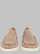 Boss Mocassino In Pelle Scamosciata Con Logo