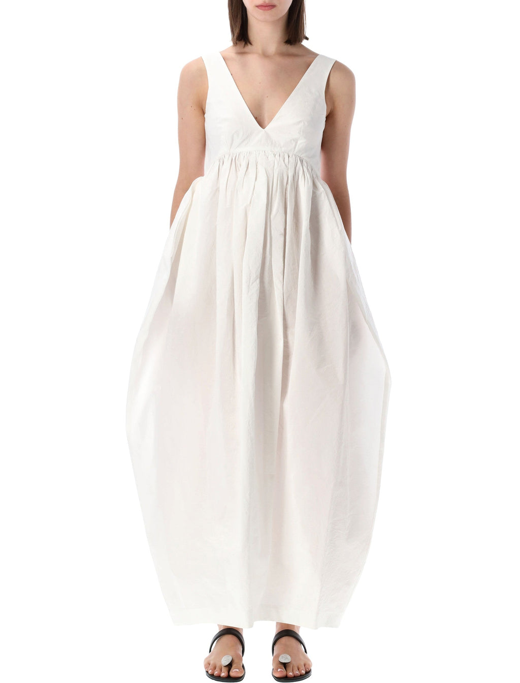 Róhe Róhe Sculptural Textured Cotton Dress