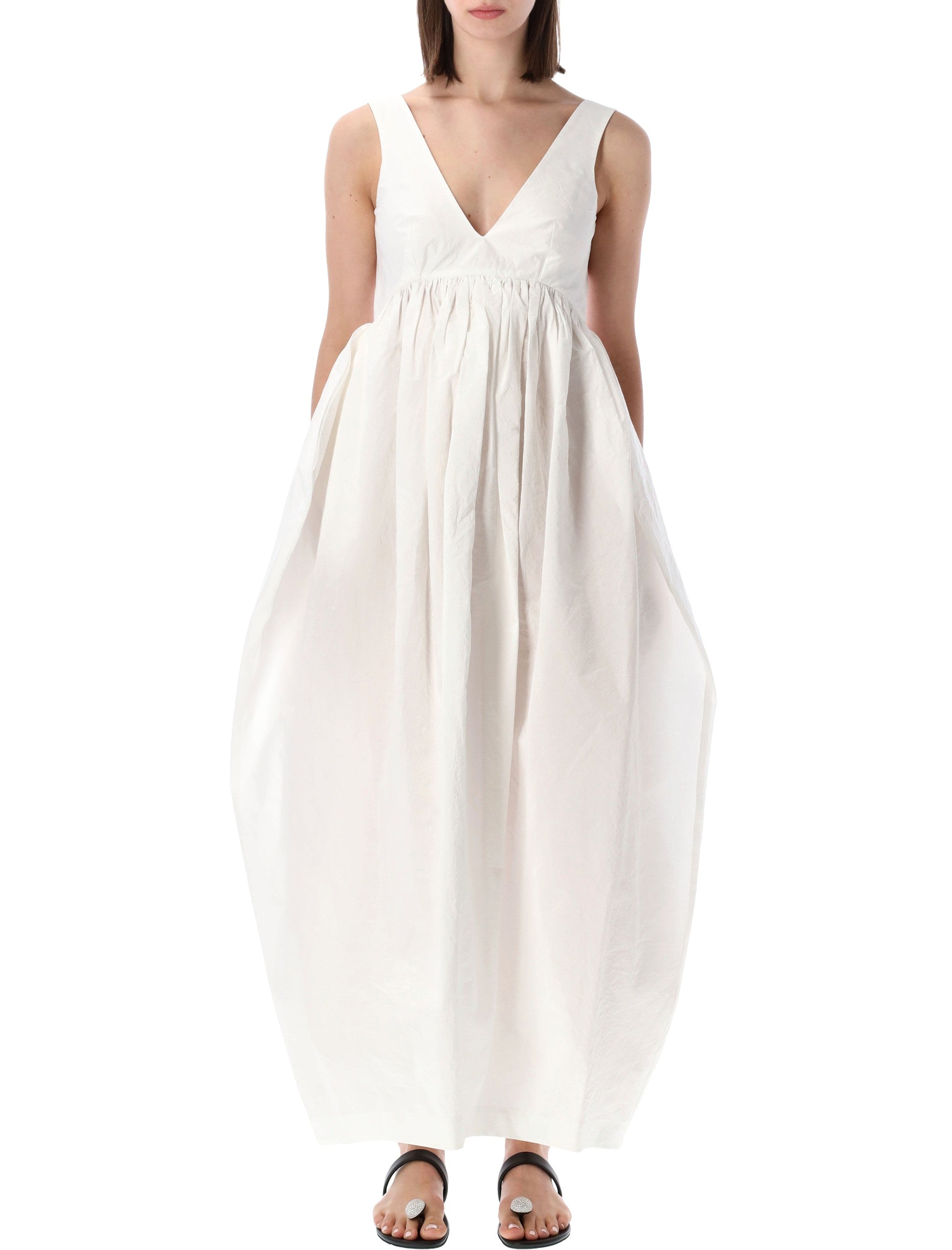Róhe Róhe Sculptural Textured Cotton Dress