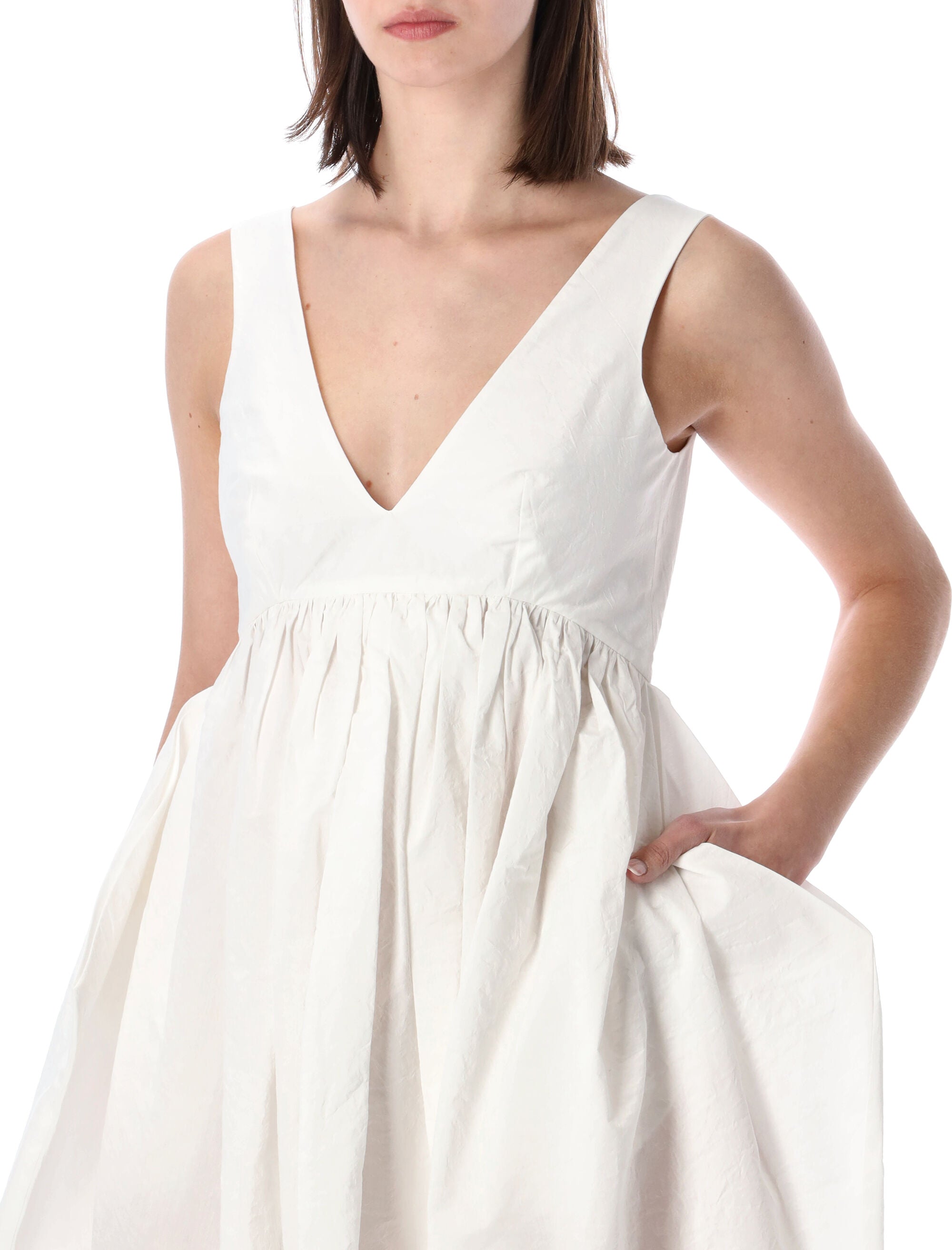 Róhe Róhe Sculptural Textured Cotton Dress