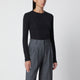 Róhe Anthracite Grey Mélange Wool Sweater