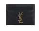 Saint Laurent Logo Detail Leather Card Holder