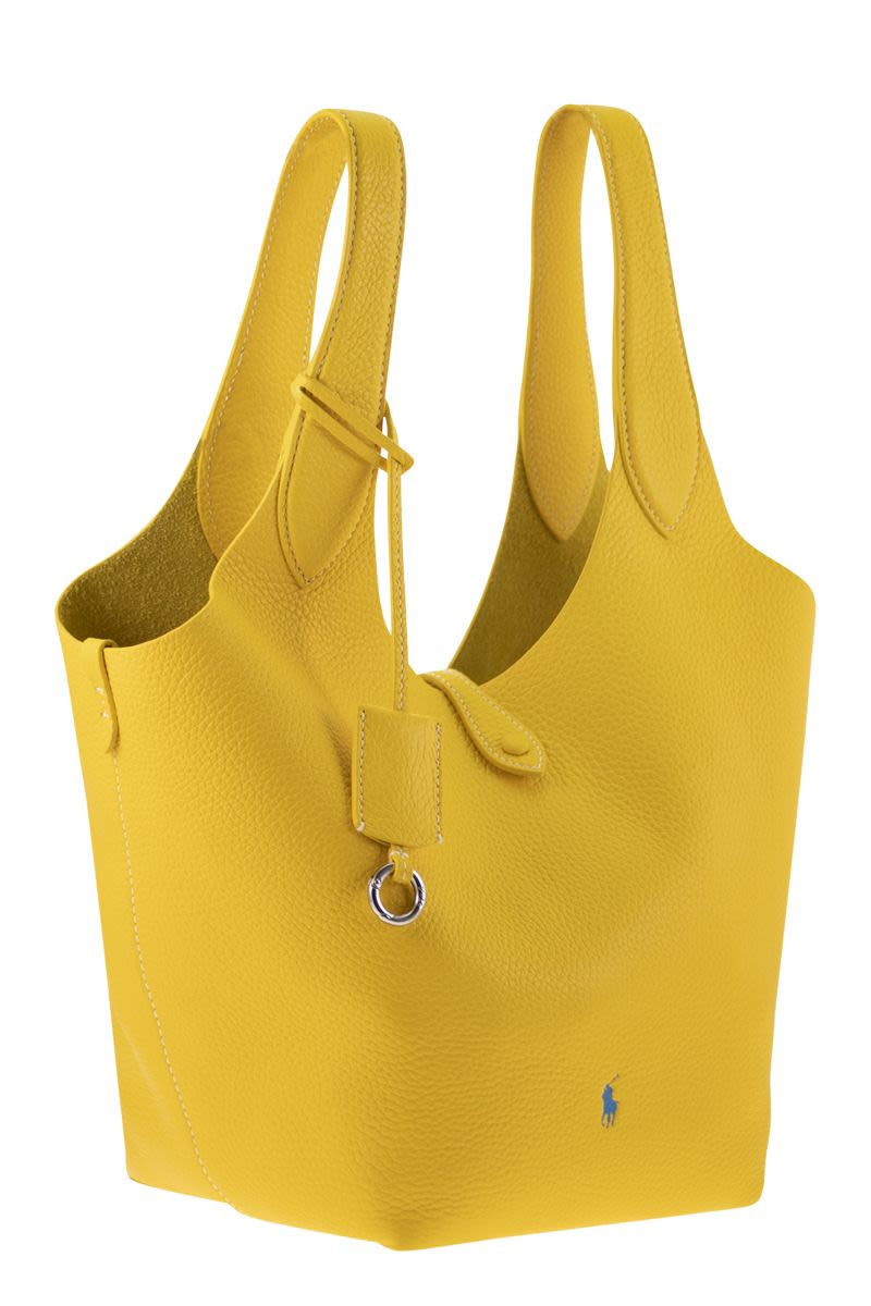 Polo Ralph Lauren Polo Play Leather Tote Bag