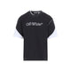 Off-White Black White Negative Big Bookish Skate T-Shirt