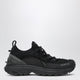 Moncler Trailgrip Lite3 Suede Leather Sneakers In Black