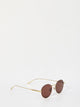 Celine Light Gold Brown Metal Frame 28 Sunglasses