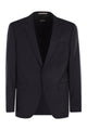 Boss Slim Fit Blazer In Virgin Wool Serge