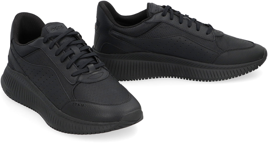 Boss Sneakers Ttnm Evo With Jacquard Monogram
