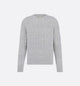 Dior Homme Grey Linen Cashmere Knit Top