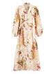 Zimmermann Ascension Plunge Midi Dress