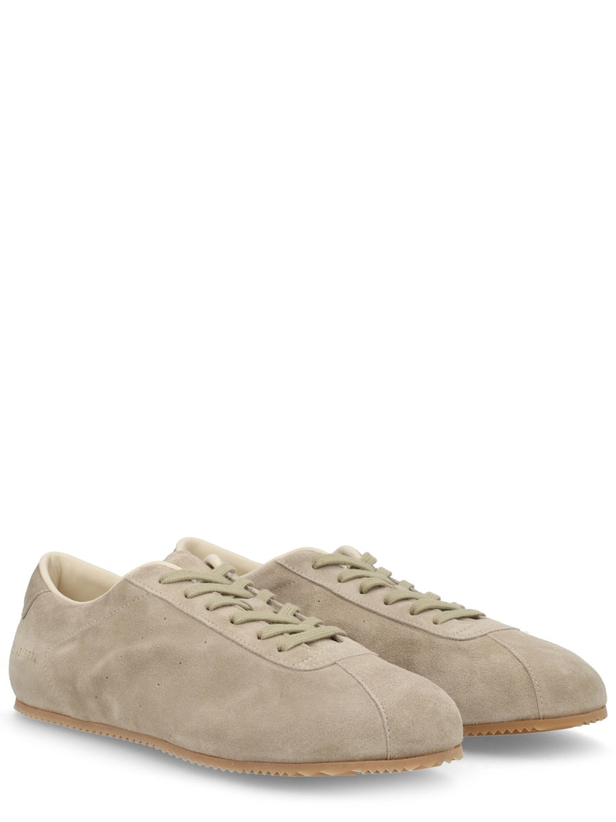 Common Projects Grey Leather Italian Sneakers