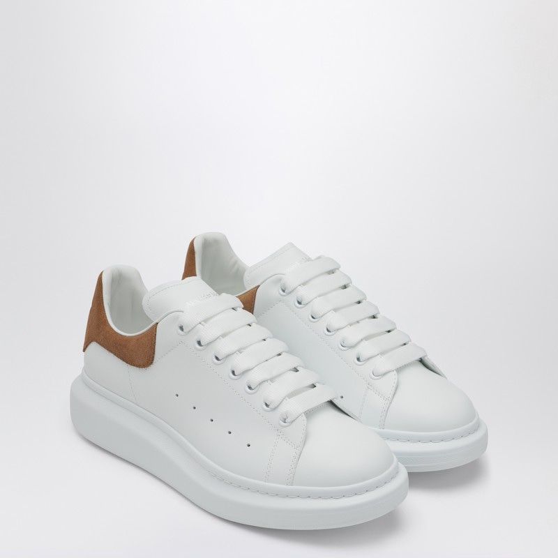 Alexander Mcqueen White Suede Panel Chunky Sole Sneakers
