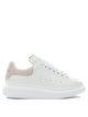 Alexander Mcqueen White Leather Rubber Sneakers