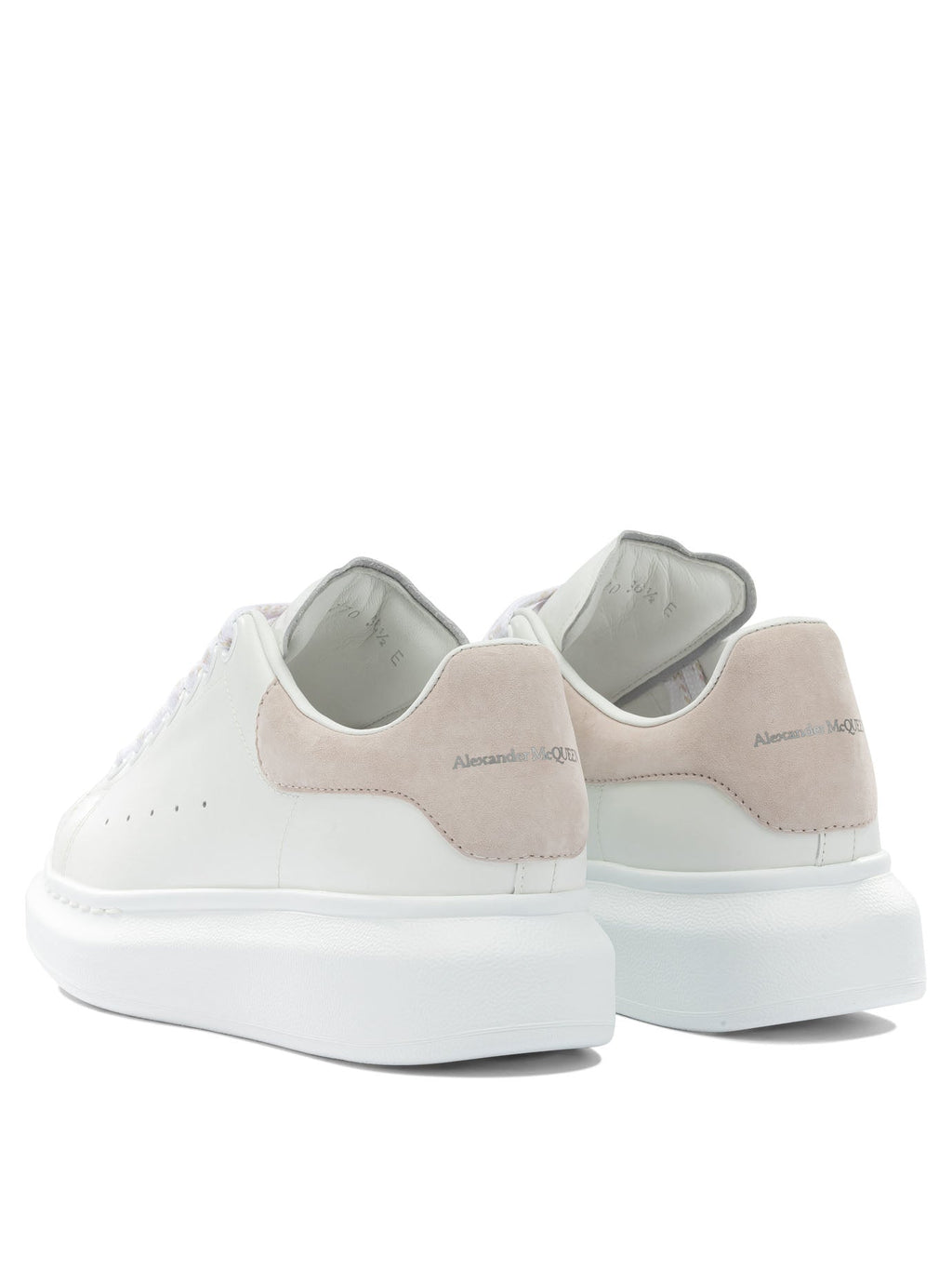Alexander Mcqueen White Leather Rubber Sneakers