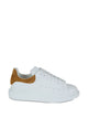 Alexander Mcqueen Oversized Sneakers In White/Tan