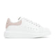Alexander Mcqueen  White And Pink Oversized Sneakers