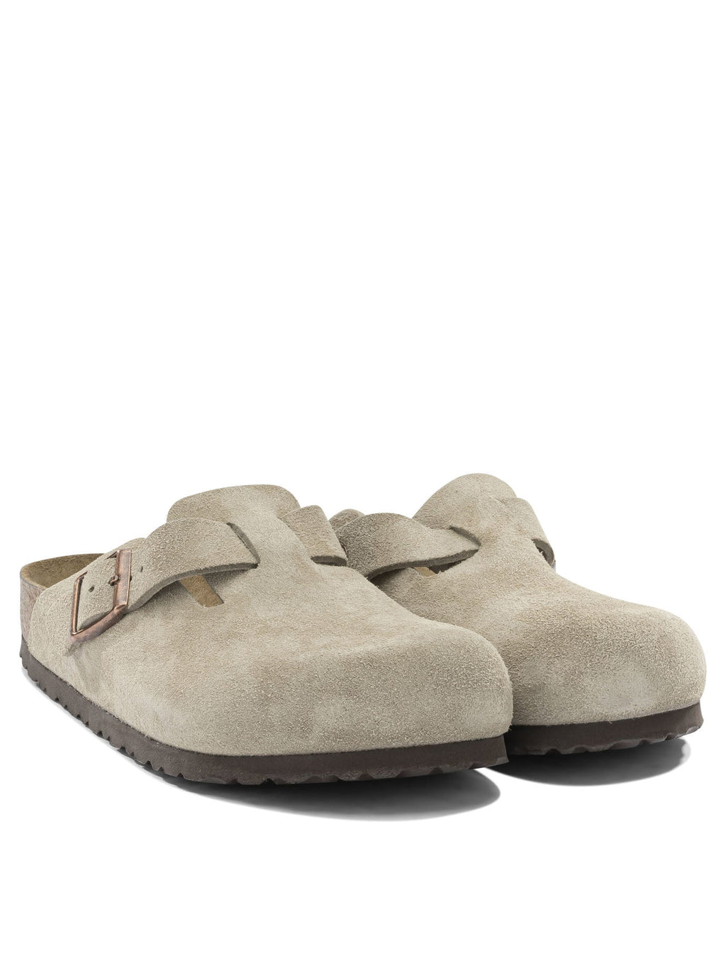Birkenstock Beige Suede Loafers