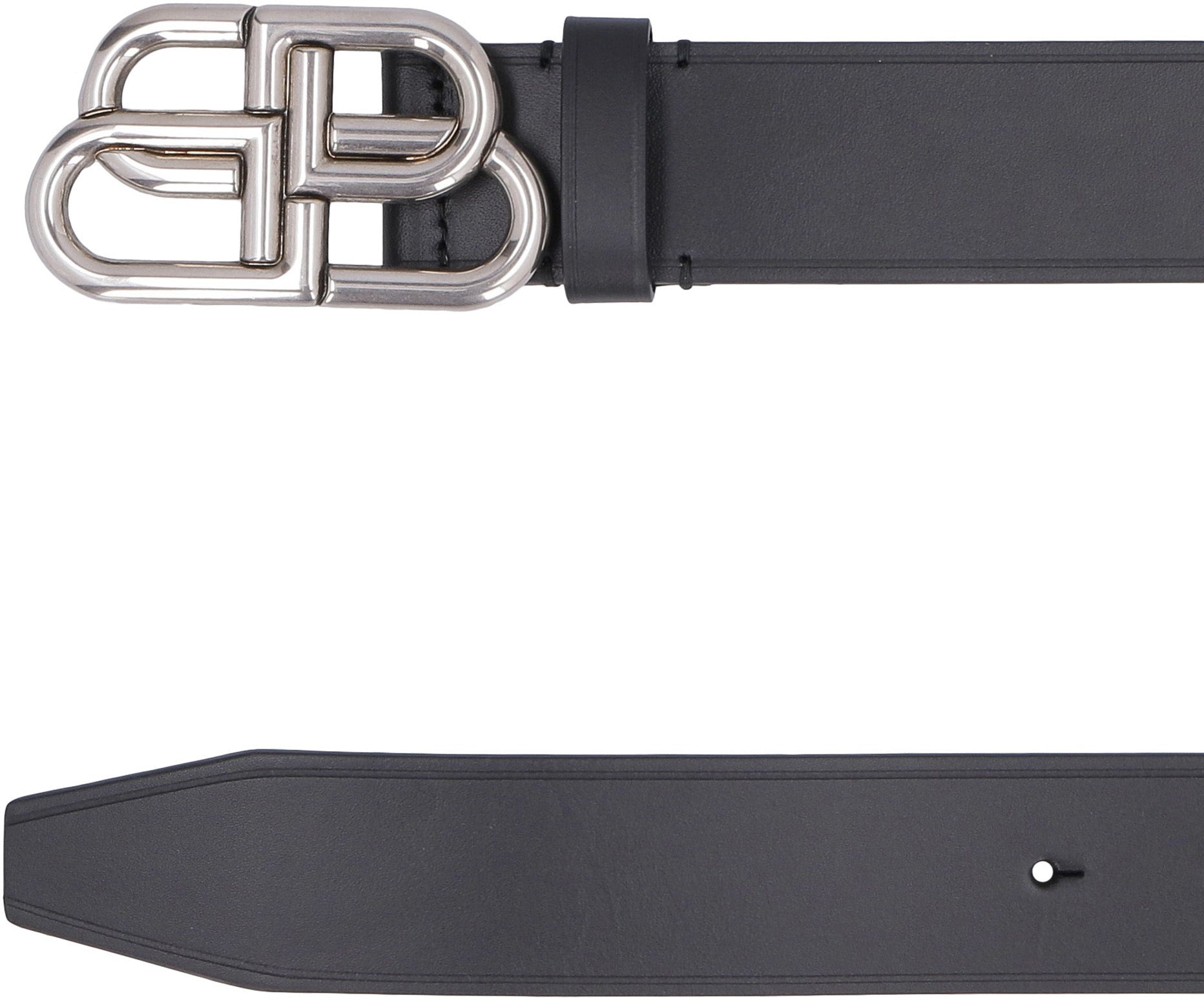 Balenciaga Bb Leather Belt