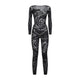 Wolford Black Rose Shadow Catsuit