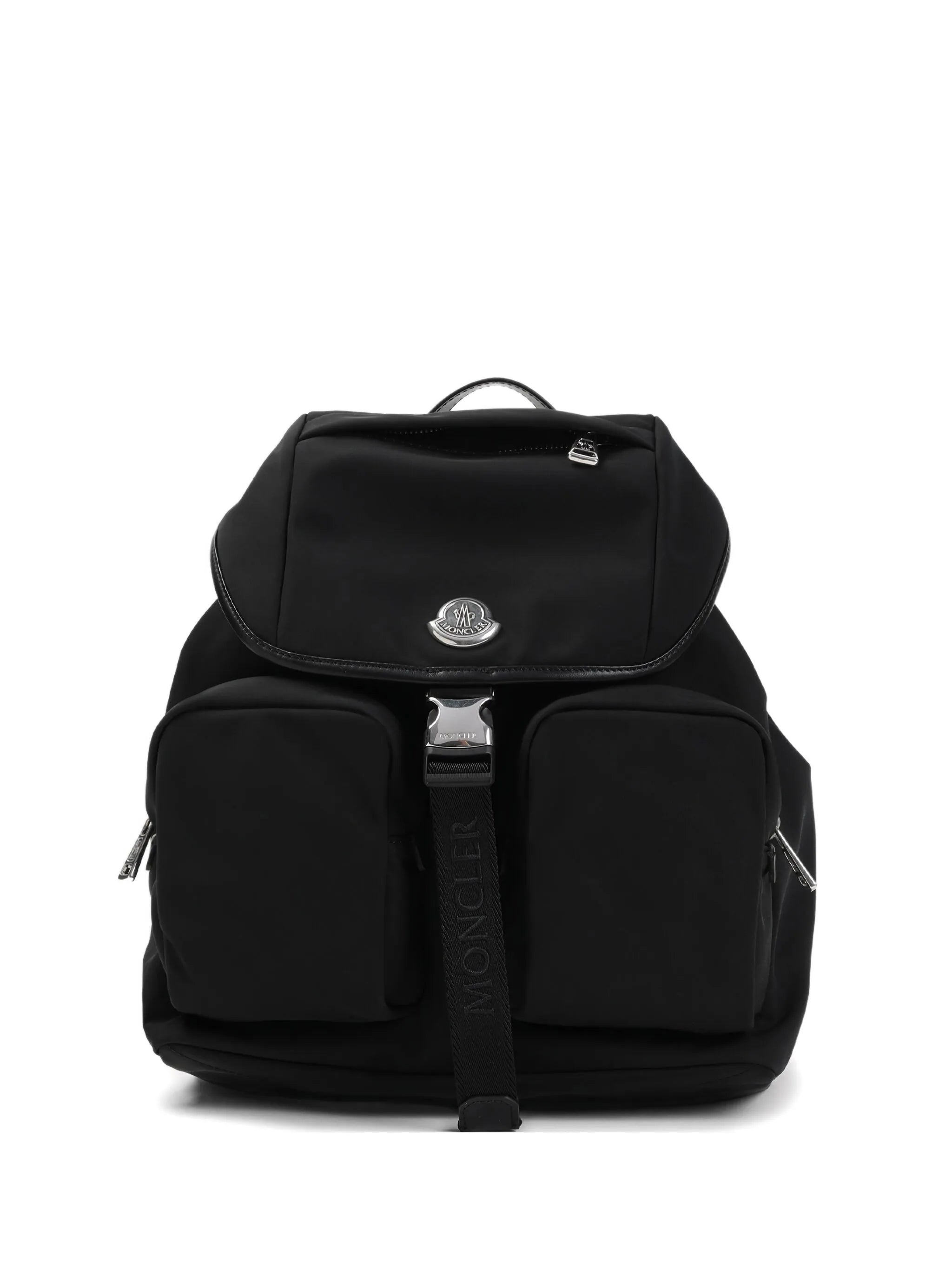 Moncler Black Polyamide Backpack