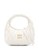 Miu Miu Wander Matelassé Nappa Leather Small Hobo Bag