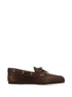 Miu Miu Brown Miu Miu Classic Leather Fisherman Sandals Featuring Cage-Toe Straps And Adjustable Ankle Buckles.