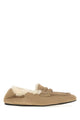 Miu Miu Beige Suede Loafers