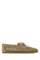 Miu Miu Perforated Suede Loafers