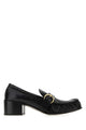 Miu Miu Black Leather Loafers