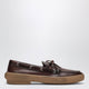 Miu Miu Coffeecoloured Deck Boat Shoes