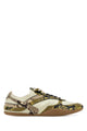 Miu Miu Multicolor Fabric And Leather Sneakers