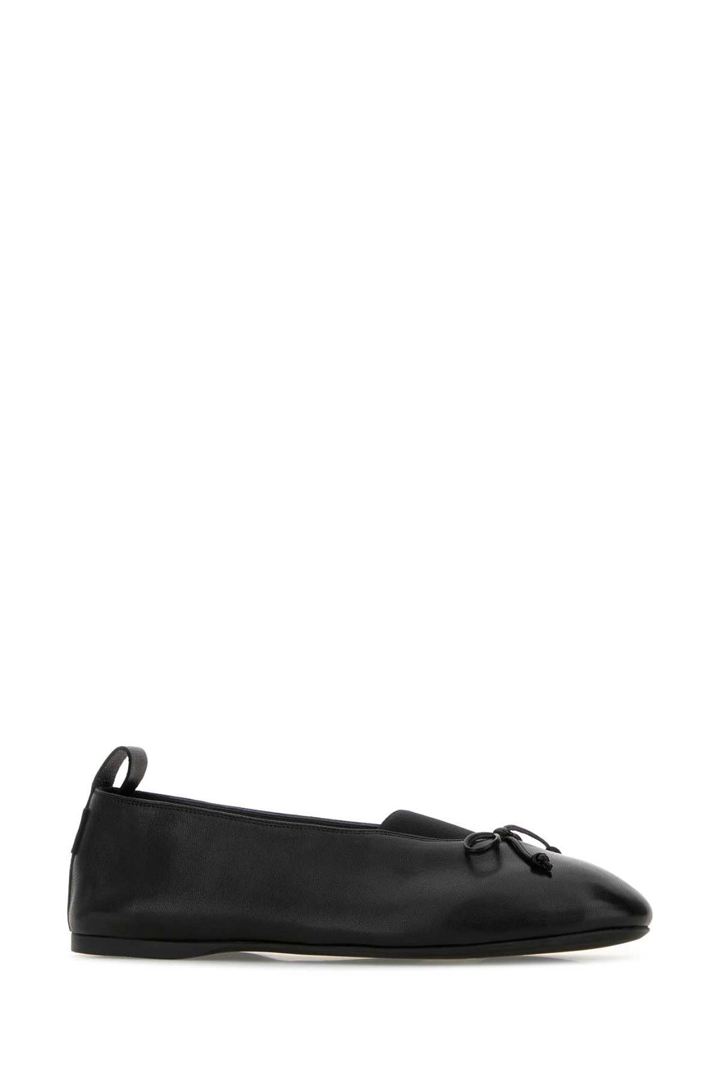 Miu Miu Black Nappa Ballerinas