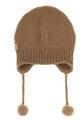 Miu Miu Camel Wool Blend Beanie Hat