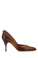 Miu Miu Ayers Vintage-Effect Leather Pumps