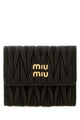 Miu Miu Black Leather Wallet
