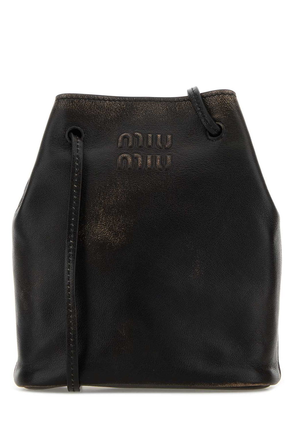 Miu Miu Brown Nappa Pouch