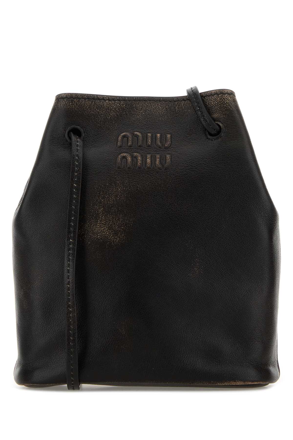 Miu Miu Brown Nappa Pouch