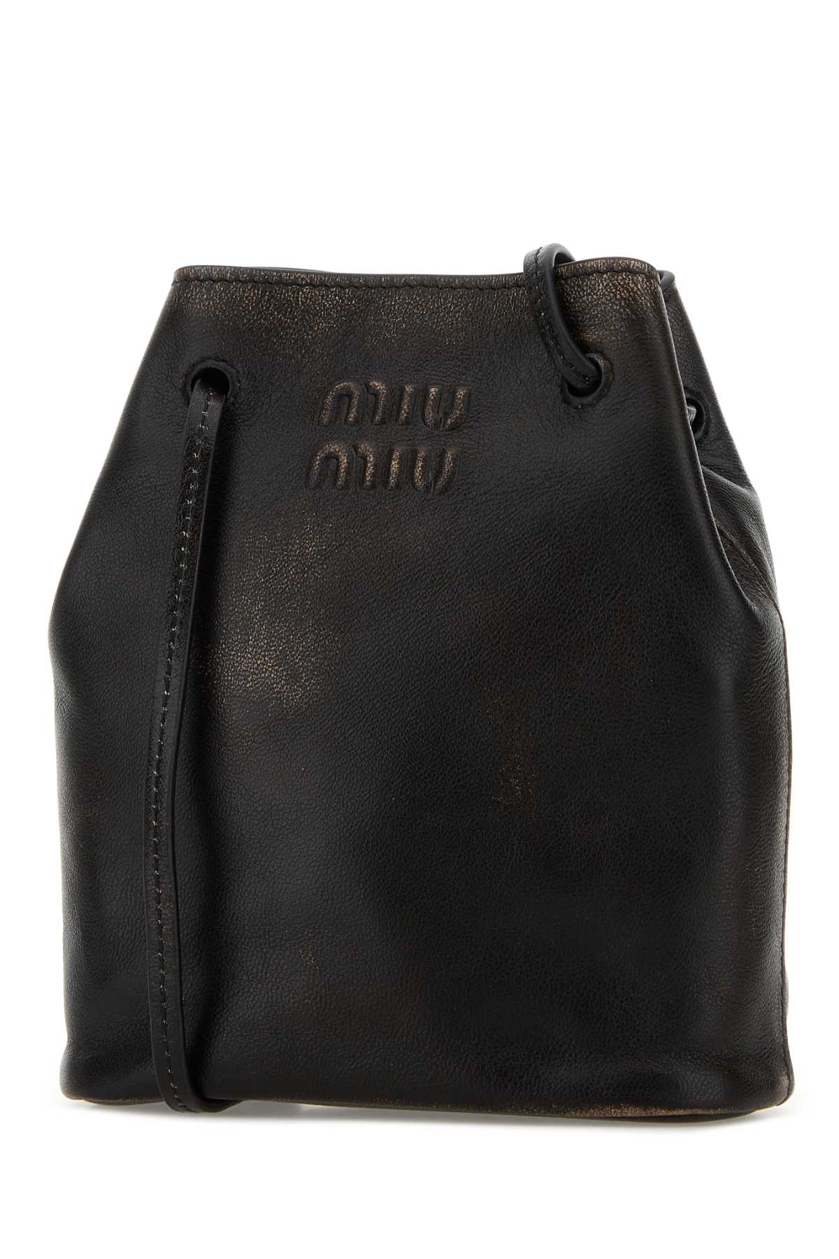 Miu Miu Brown Nappa Pouch