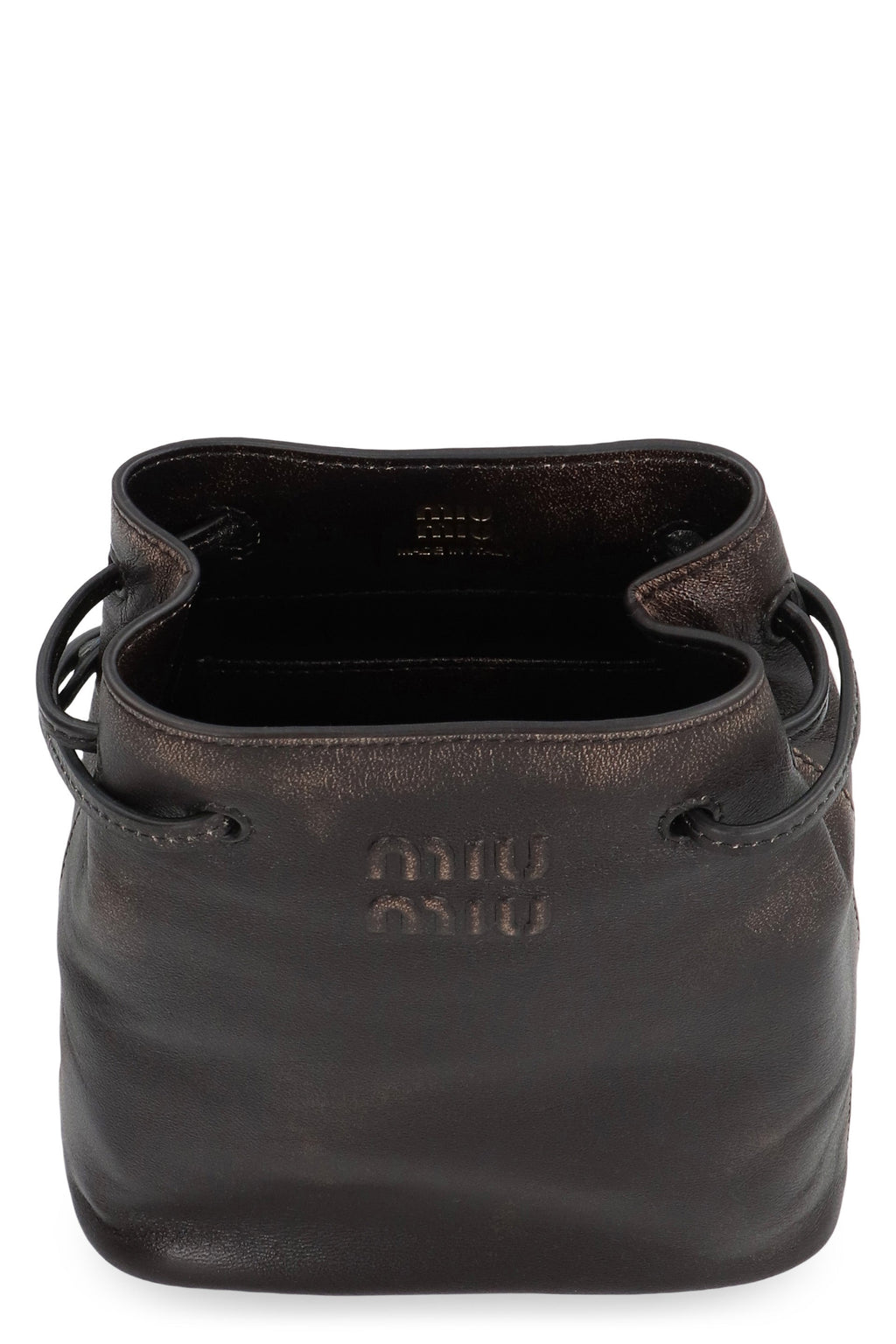 Miu Miu Brown Nappa Pouch
