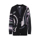 Emilio Pucci Embroidered Mohair Blend Oversize Cardigan
