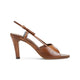 Miu Miu Brown Leather Sandals