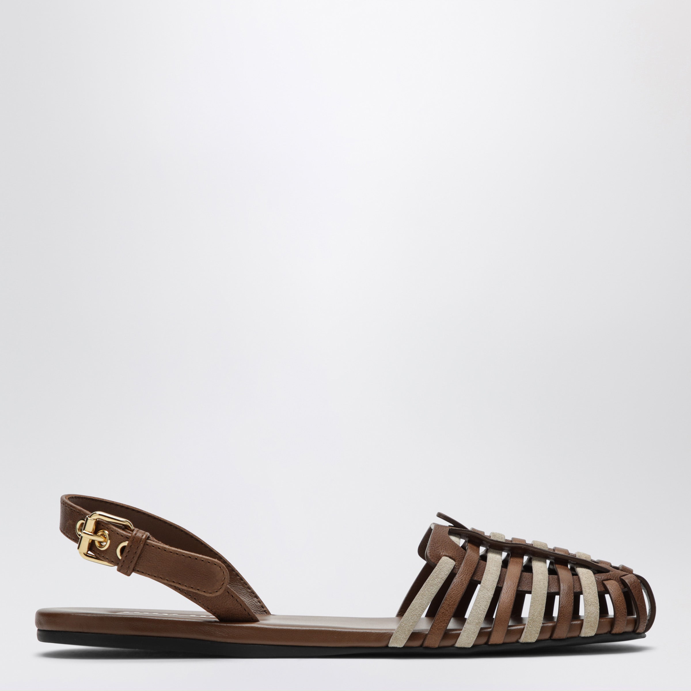 Miu Miu Leather Strap Sandals
